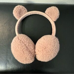 Cute Pink Fuzzy Earmuffs